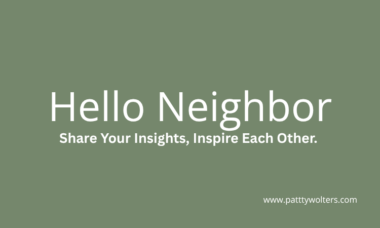 Logo Hello Neighbor Initiative 2026 by Patty Wolters